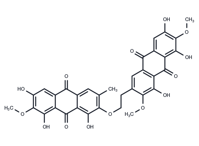 1,6,8-Trihydroxy-2,7-dimethoxy-3-methylanthraquinone Chemical Structure