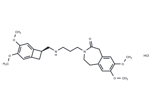 N-Demethyl ivabradine hydrochloride Chemical Structure
