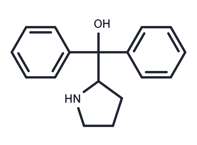 (S)-Diphenyl(pyrrolidin-2-yl)methanol Chemical Structure