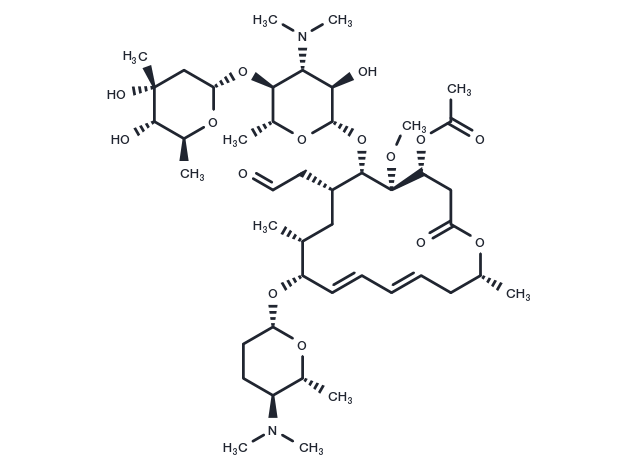 Acetylspiramycin Chemical Structure