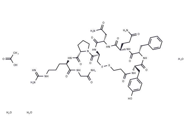 Desmopressin acetate trihydrate Chemical Structure