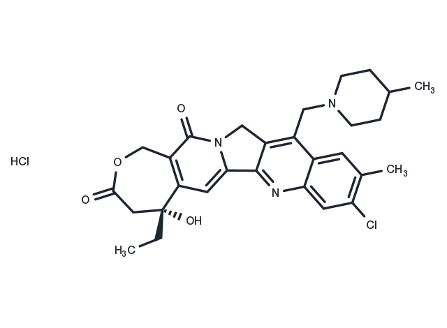 Elomotecan hydrochloride Chemical Structure