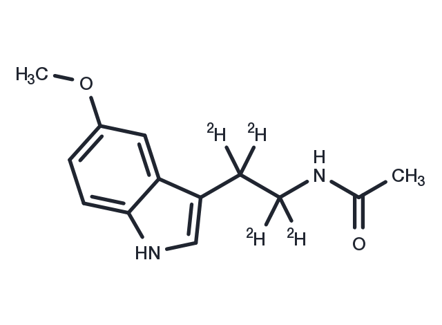 Melatonin-d4 Chemical Structure
