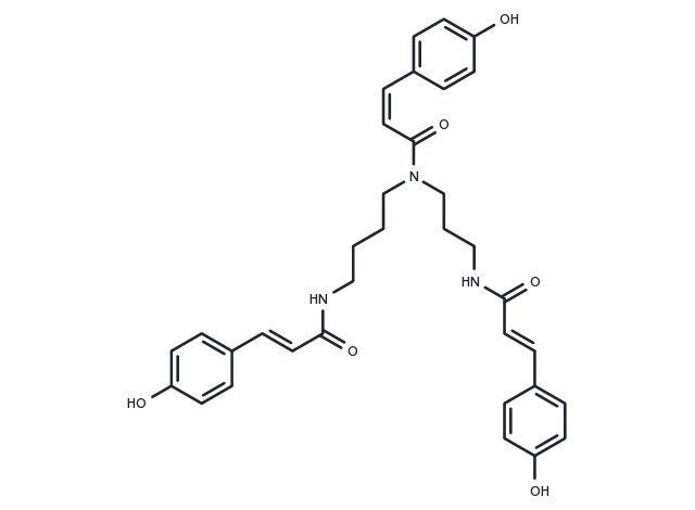 Safflospermidine A Chemical Structure