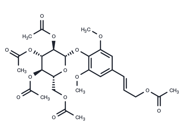 TargetMol Chemical Structure Syringin pentaacetate