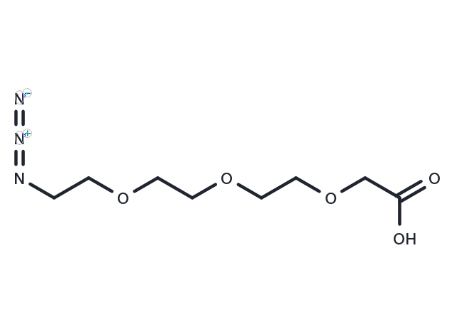 N3-PEG3-CH2COOH Chemical Structure