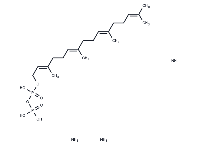 Geranylgeranyl Pyrophosphate (ammonium salt) Chemical Structure