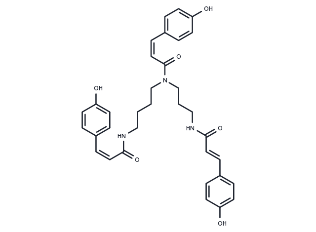 Safflospermidine B Chemical Structure