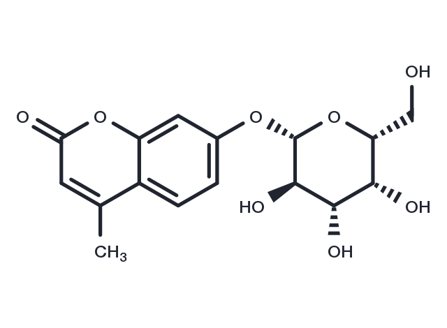 4-Methylumbelliferyl-β-D-Galactoside Chemical Structure