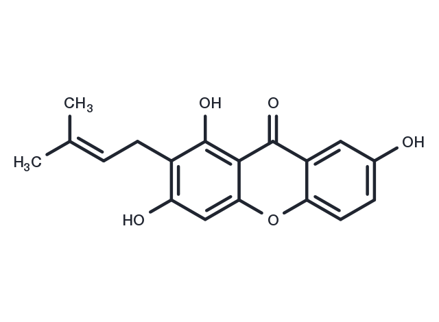 TargetMol Chemical Structure 1,3,7-Trihydroxy-2-prenylxanthone
