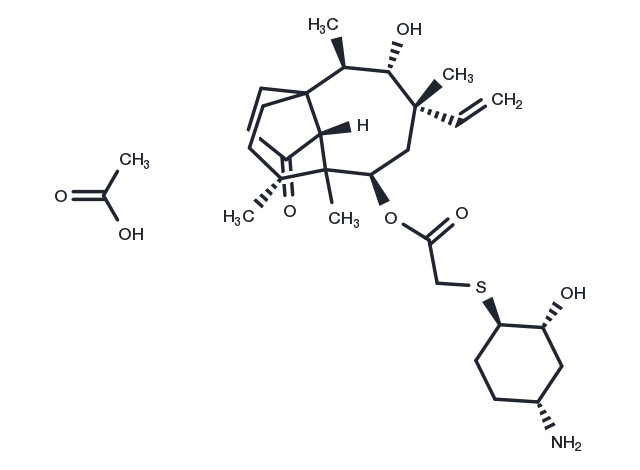 TargetMol Chemical Structure Lefamulin acetate