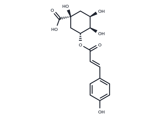 TargetMol Chemical Structure 3-O-p-Coumaroylquinic acid