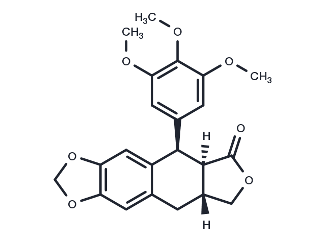 TargetMol Chemical Structure Deoxypodophyllotoxin