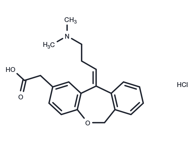 Olopatadine hydrochloride Chemical Structure