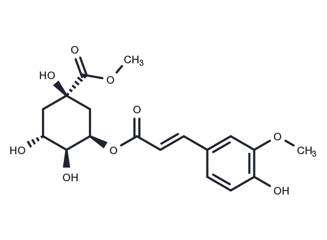 Methyl 5-O-feruloylquinate Chemical Structure