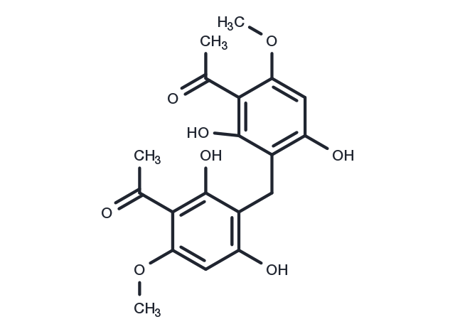 Didemethylpseudoaspidin AA Chemical Structure