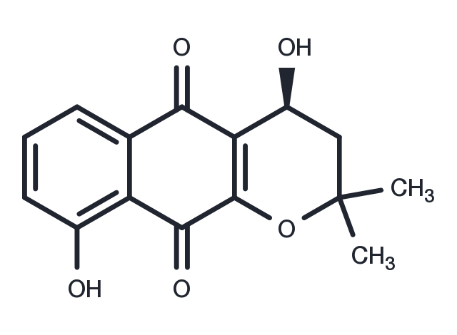 TargetMol Chemical Structure 4,9-Dihydroxy-alpha-lapachone
