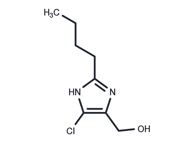 (2-butyl-4-chloro-1H-imidazol-5-yl)methanol Chemical Structure