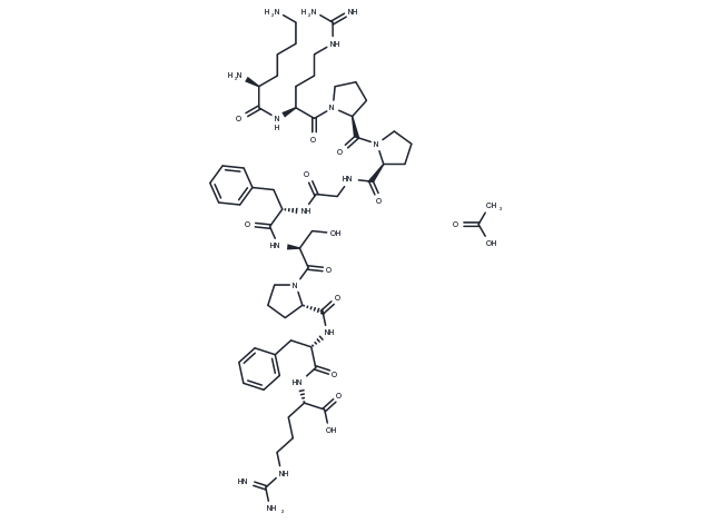 TargetMol Chemical Structure Lys-Bradykinin acetate(342-10-9 free base)