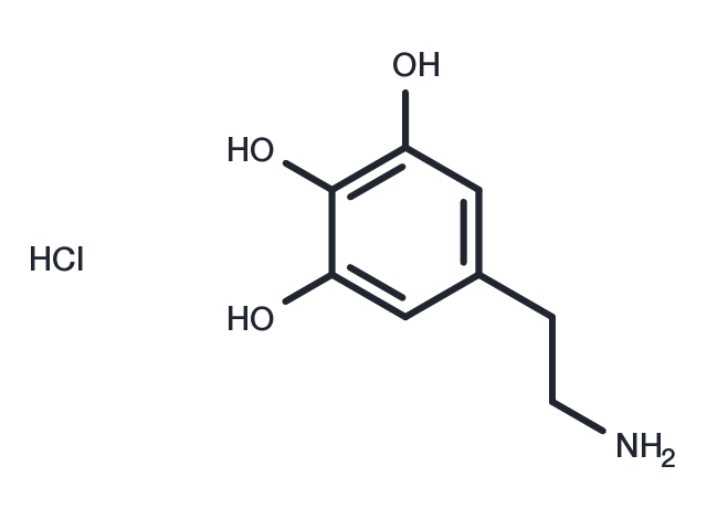 TargetMol Chemical Structure 5-Hydroxydopamine hydrochloride