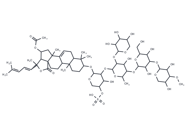 Cucumarioside H Chemical Structure