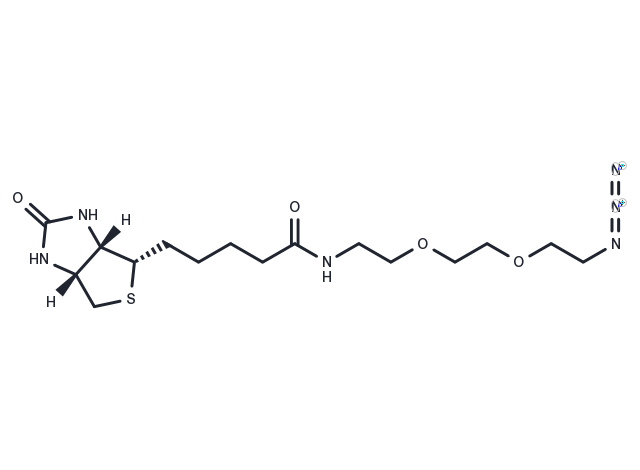TargetMol Chemical Structure Biotin-PEG2-CH2CH2N3