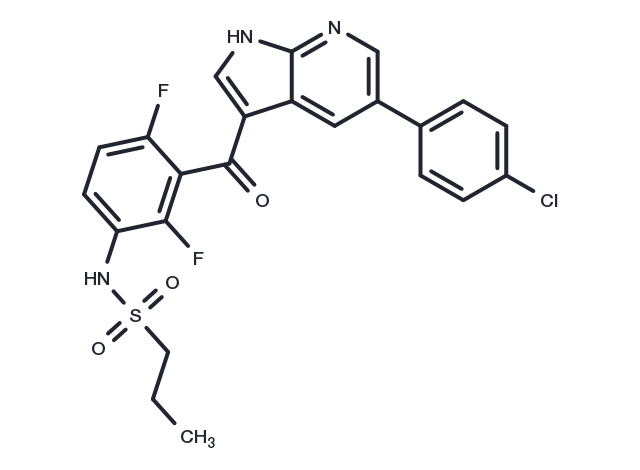 TargetMol Chemical Structure Vemurafenib