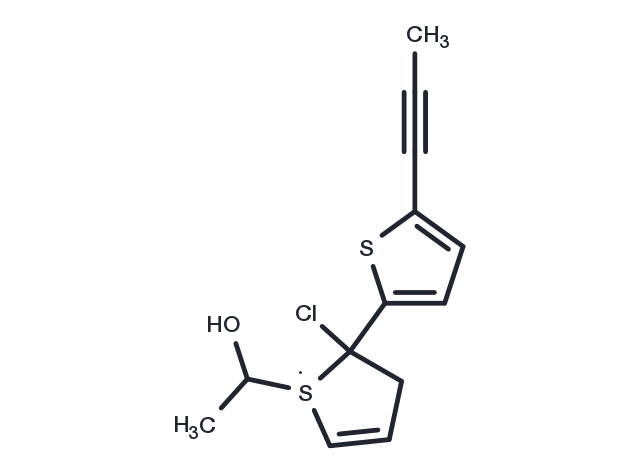 2-Chloro-1-(5'-(prop-1-ynyl)-2,2'-bithiophen-5-yl)ethanol Chemical Structure