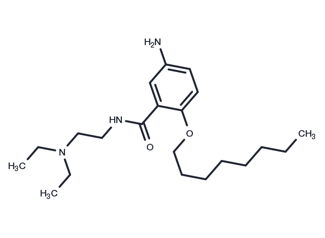 Benzamide, 5-amino-N-(2-(diethylamino)ethyl)-2-(octyloxy)- Chemical Structure
