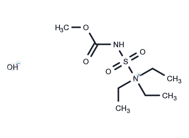 (Methoxycarbonylsulfamoyl)triethylammonium hydroxide, inner salt Chemical Structure