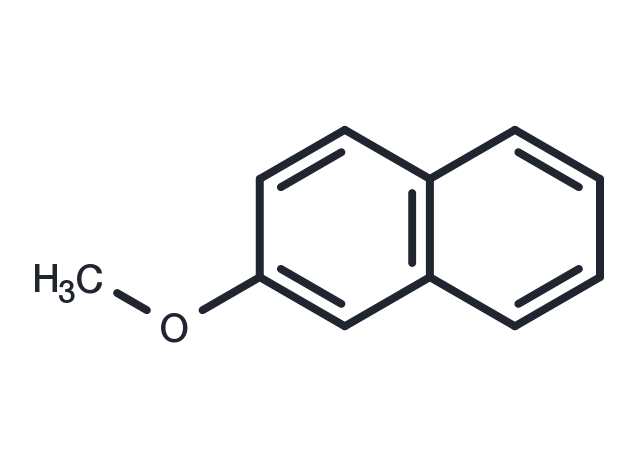 2-Methoxynaphthalene Chemical Structure