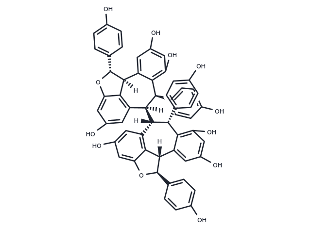 Isohopeaphenol Chemical Structure