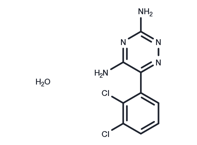 Lamotrigine hydrate Chemical Structure
