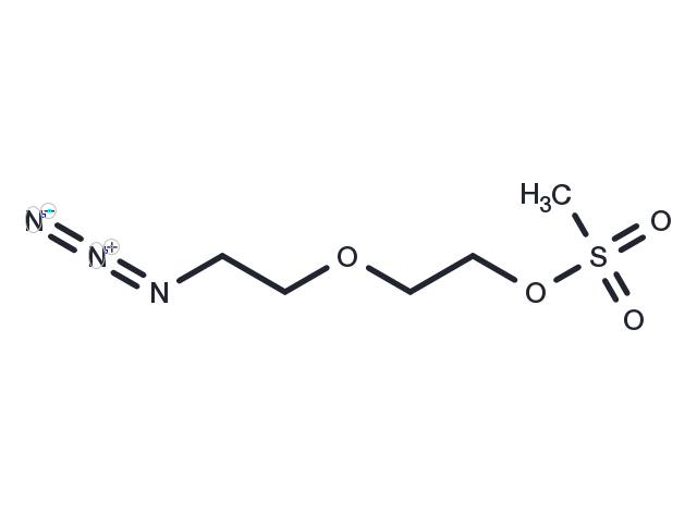 Azide-PEG2-Ms Chemical Structure
