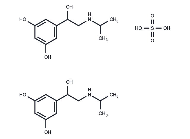 TargetMol Chemical Structure Metaproterenol hemisulfate