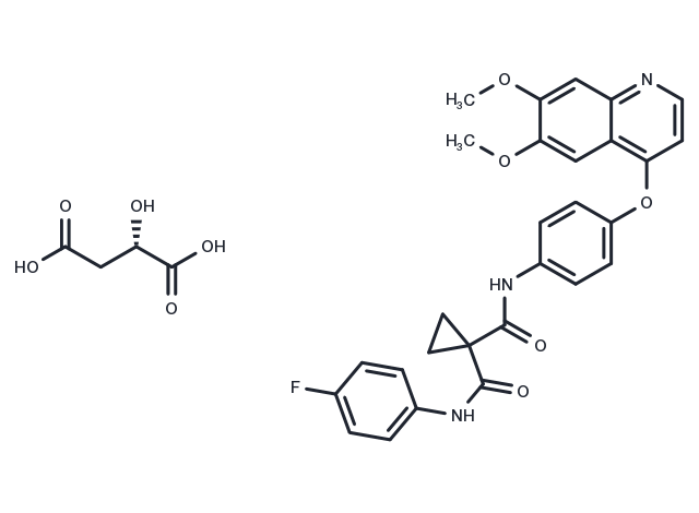 TargetMol Chemical Structure Cabozantinib S-malate