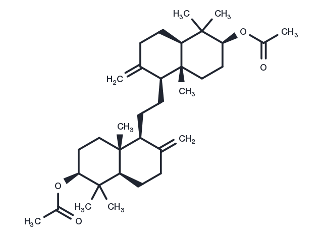 Alpha-Onocerin diacetate Chemical Structure