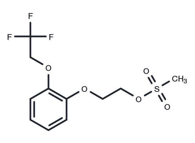 2-[2-(2,2,2-Trifluoroethoxy)phenoxy]ethyl methanesulfonate Chemical Structure