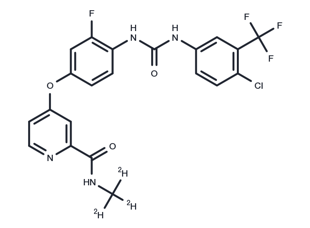 Regorafenib-d3 Chemical Structure