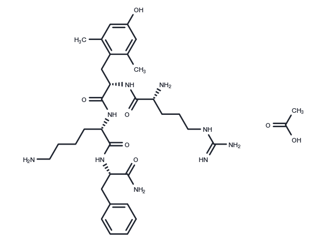 Elamipretide acetate Chemical Structure