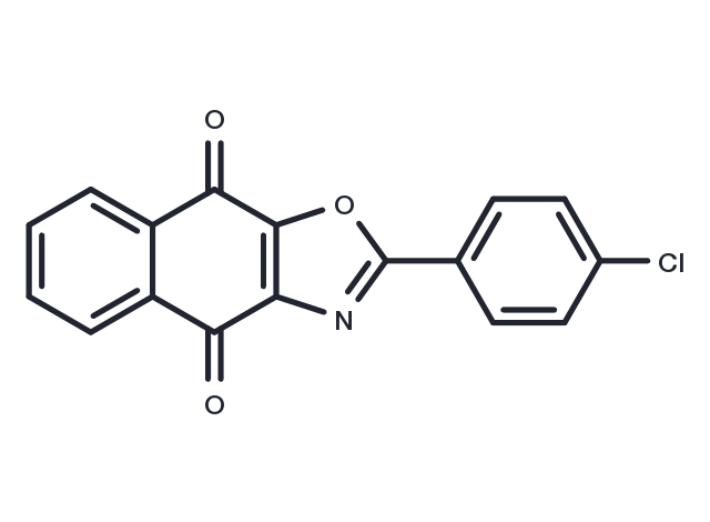 2-(4-Chlorophenyl)naphtho[2,3-d]oxazole-4,9-dione Chemical Structure