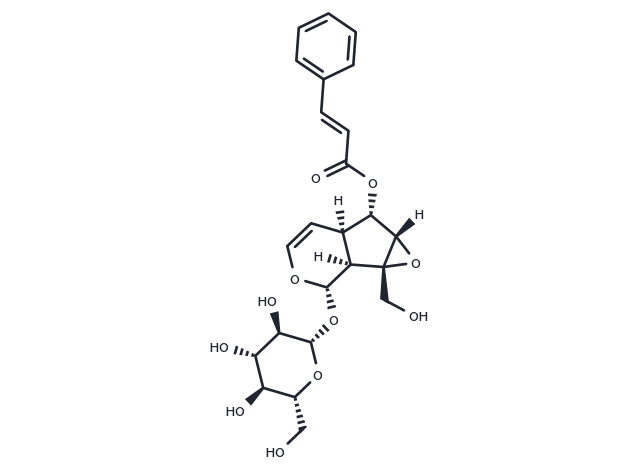 6-O-Cinnamoylcatalpol Chemical Structure