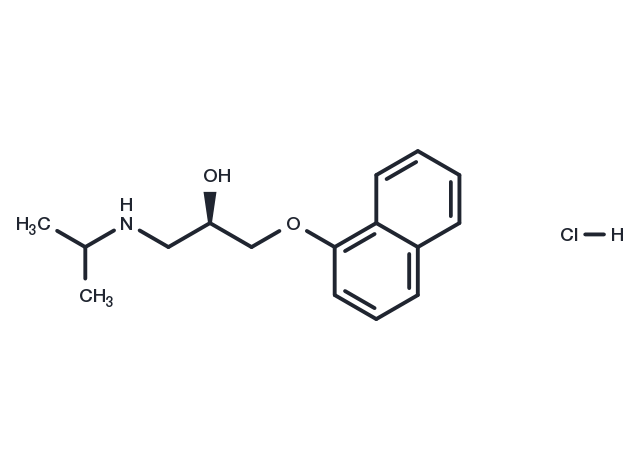 (R)-Propranolol hydrochloride Chemical Structure