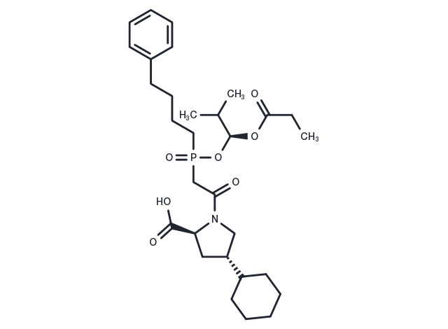 Fosinopril Chemical Structure
