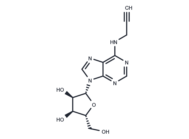 N6-(2-Propynyl)adenosine Chemical Structure