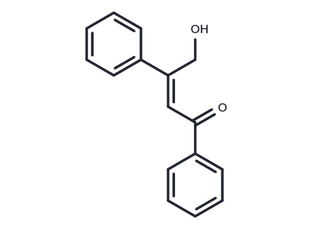 ß-Hydroxymethyl chalcone Chemical Structure