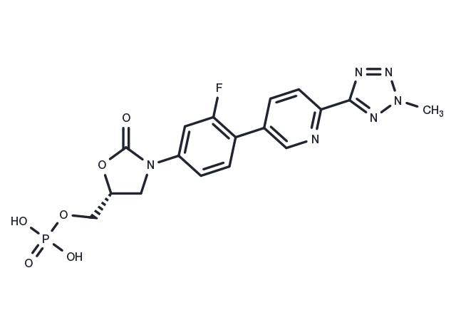 Tedizolid Phosphate Chemical Structure