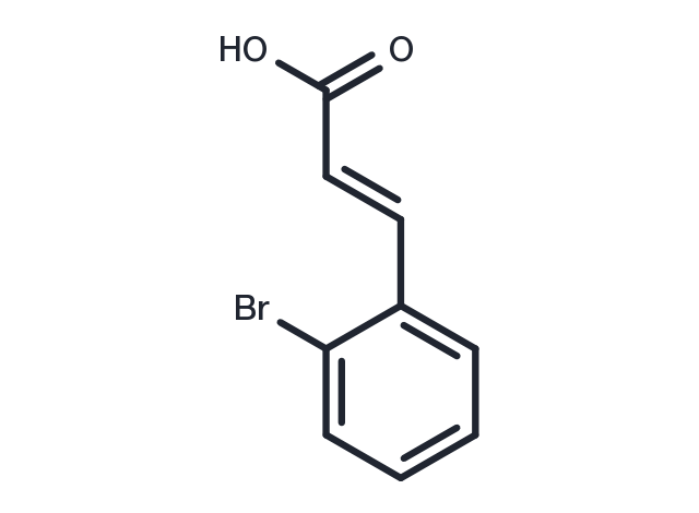 trans-2-Bromocinnamic Acid Chemical Structure
