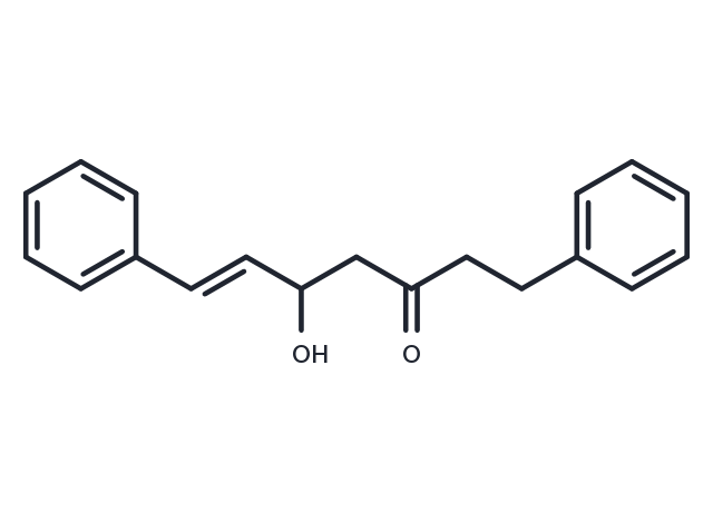 5-Hydroxy-1,7-diphenylhept-6-en-3-one Chemical Structure