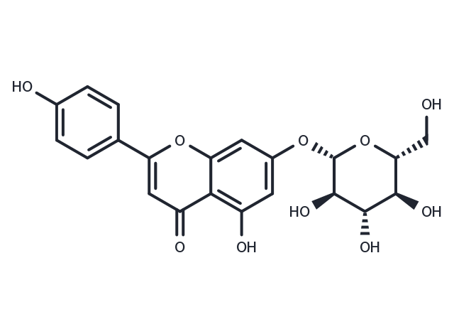 TargetMol Chemical Structure Apigenin 7-glucoside